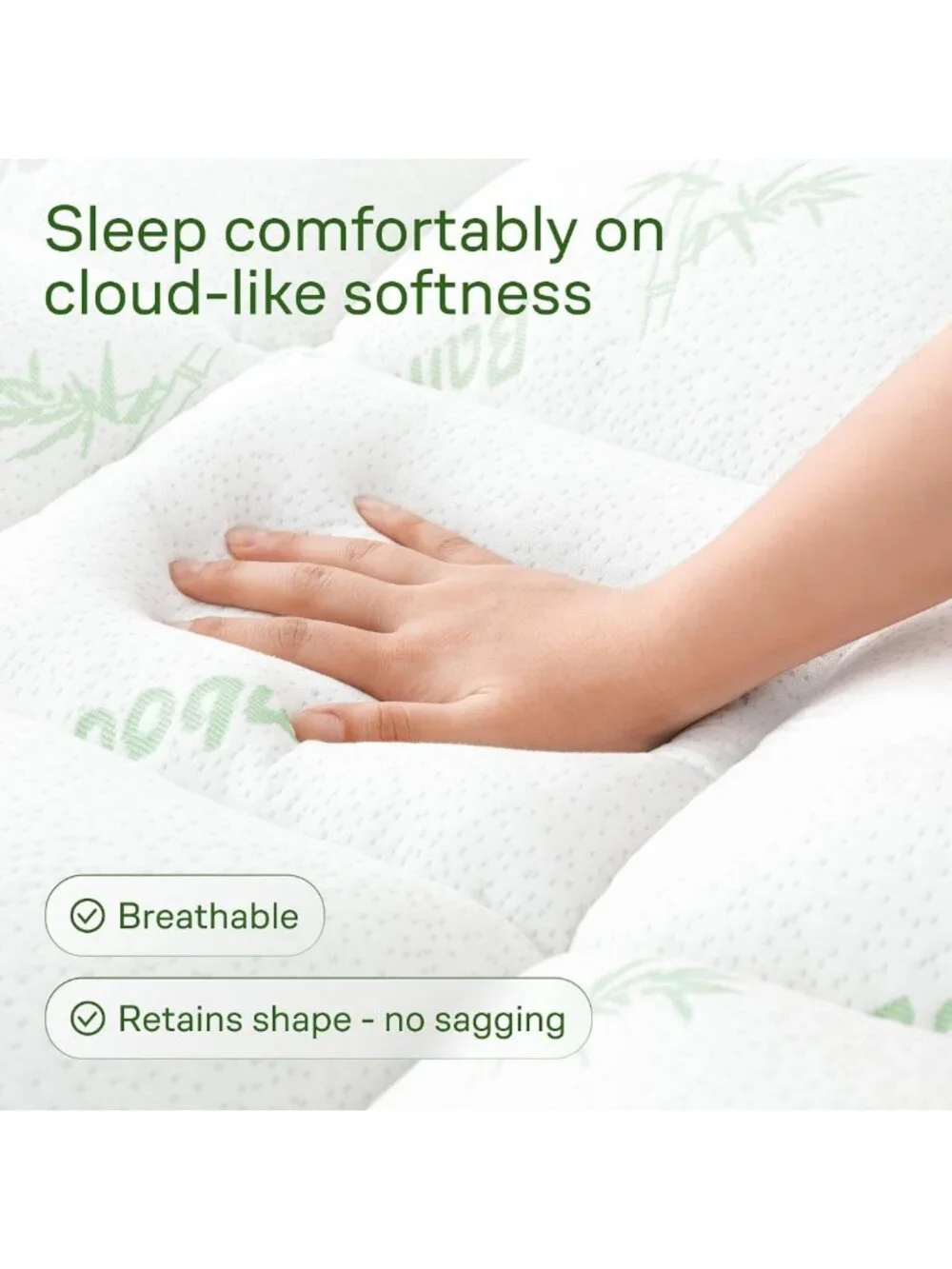 Ultra Soft Twin Mattress Topper for Back Pain Relief & Comfort - Sleep Better!